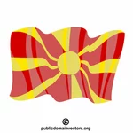 उत्तरी मैसेडोनिया का ध्वज