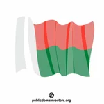 Flaga madagaskarska