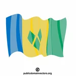 Flaga narodowa Saint Vincent i Grenadyn