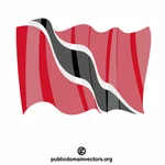 Vlag van Trinidad en Tobago vector