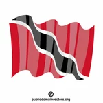 त्रिनिदाद और टोबैगो वेक्टर क्लिप कला का ध्वज
