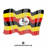 Bandiera della Repubblica dell'Uganda
