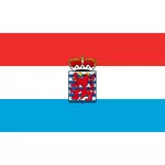 Flaggan i provinsen Luxemburg