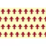 Dibujo de patrones sin fisuras de rojo fleurs de lys