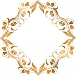 Floral gouden frame