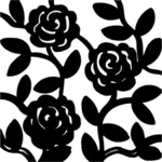 Trandafiri ornament vector imagine