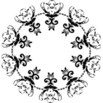 Kreis-florale Vektor-Bild