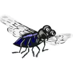 Immagine di vettore di insetto volare