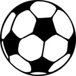 Fotboll boll vektorbild