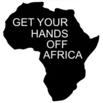 Tire suas mãos de gráficos vetoriais de África
