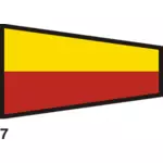Punainen ja keltainen merilippu