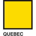 Gran Pavese flagg, Quebec flagg