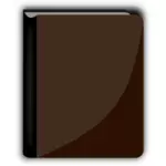 Glänsande brun bok