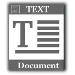 Значок текстового файла web вектор