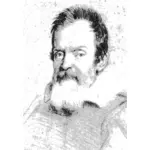 Galileo Galilei vektorový obrázek