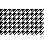 Motif géométrique en noir et blanc style