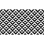 Motif géométrique en noir et blanc