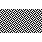 Patrón geométrico en blanco y negro color