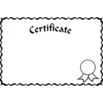 Certifikátu rám