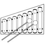 Vectorafbeeldingen van xylofoon
