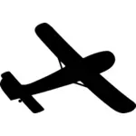 Imagem de silhueta de planador