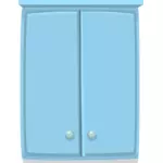 Armoire bleue