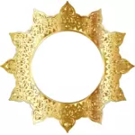 Złote ramki dekoracyjnej
