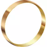 Guld ring stående