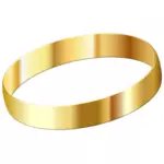 Golden wedding ring