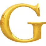 Altın tipografi G