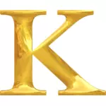 Altın tipografi K