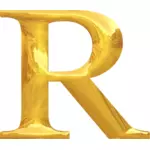 الطباعة الذهبية R