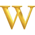 Золото типографии W