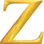 Złote litery Z