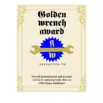 Goldener Schraubenschlüssel award