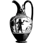 Ilustração de um vaso antigo