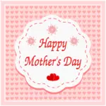 Cartão de dia das mães feliz