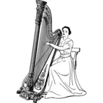 Desempenho de harpa