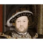 Illustration vectorielle de roi Henry VIII