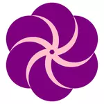 Círculos violetas
