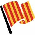 Красный и желтый флаг