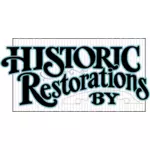 Vektor illustration av historiska restaureringar banner