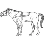 Ilustrasi sederhana kuda