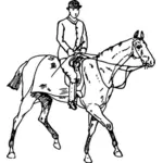 Kreslení koně a jezdce