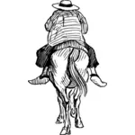 Obrázek koně a jezdce