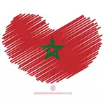 Me encanta gráficos vectoriales de Marruecos
