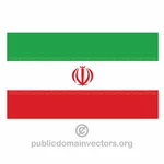 İran vektör bayrağı