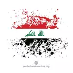 דגל עיראק בתוך כתם דיו