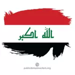 علم العراق المطلي