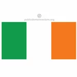 İrlandalı vektör bayrağı